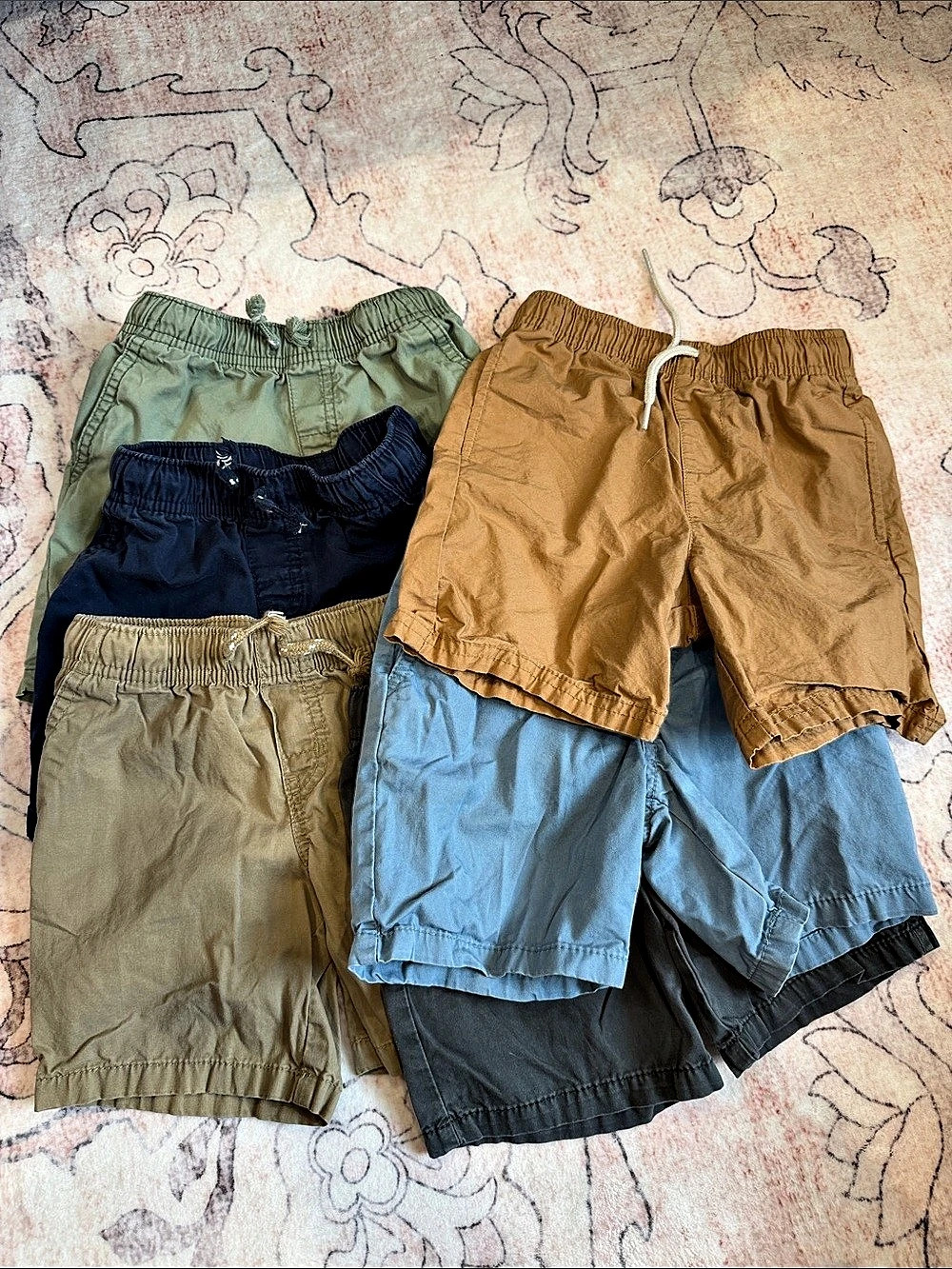 Kids Shorts Lot Blue & Brown